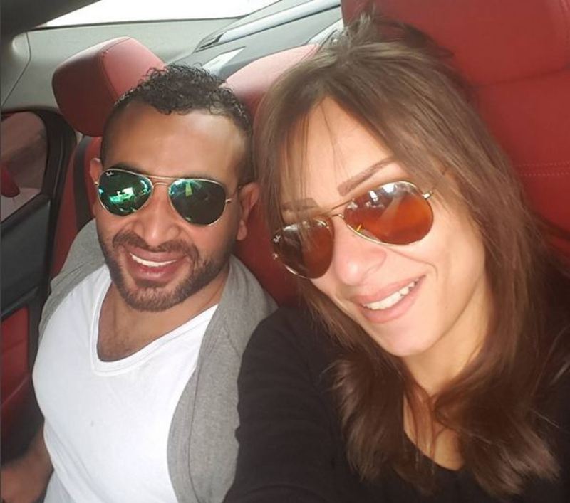 بالصورة: أحمد سعد يرد على تصريح خطيبته السابقة ريم البارودي بسخرية